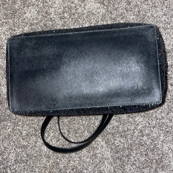Kate Spade Black Greta Court Glitter Shoulder Tote Bag - Picture 6 of 10